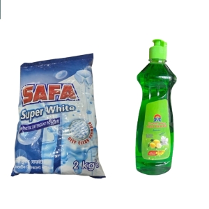 DWML Dish Wash 500ML 1pce & Detergent 2KG 1pc 